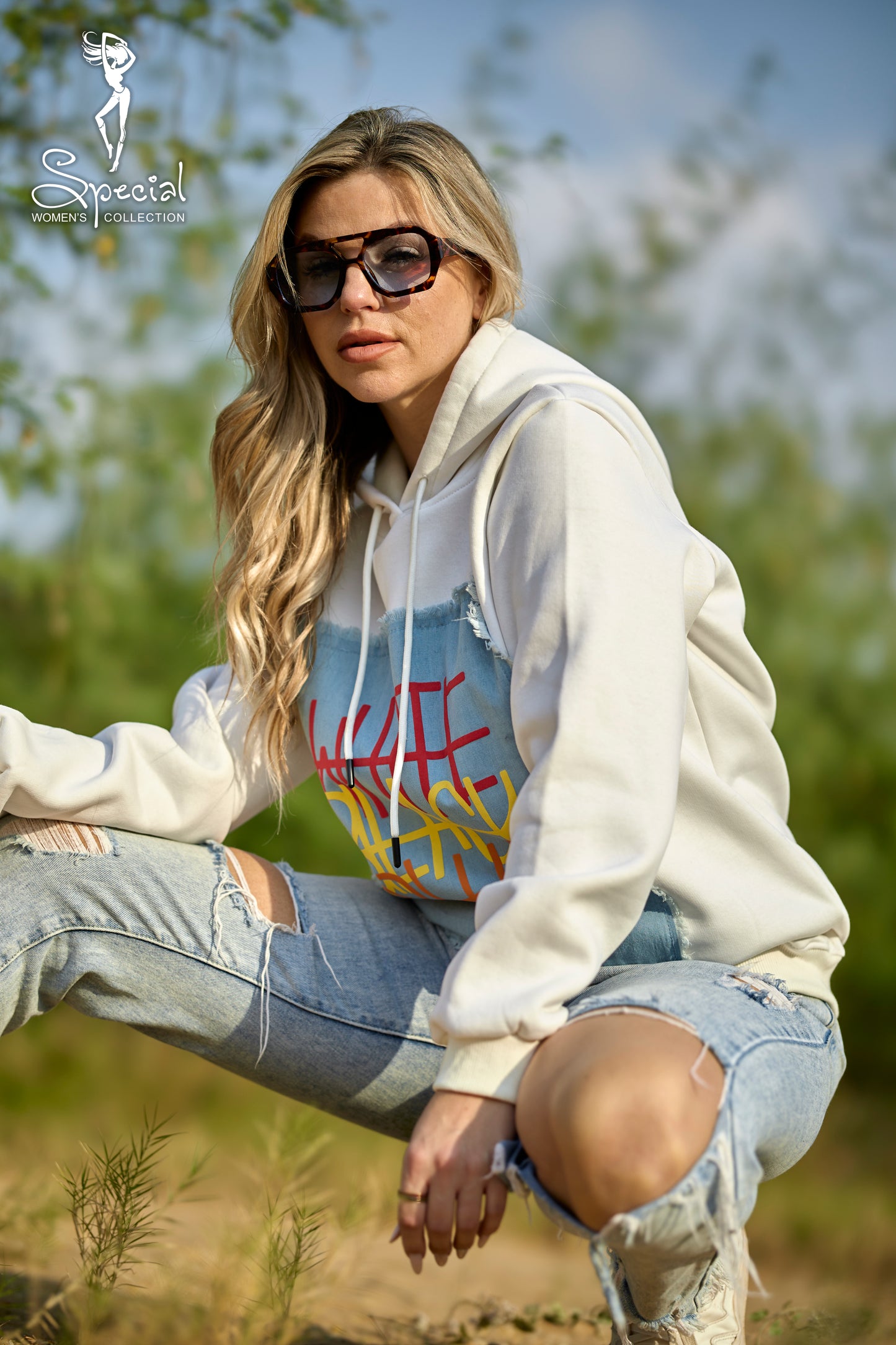 SweatShirt x Jeans Print